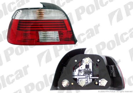 Ліхтар задній, BMW 5 E39, 96- Polcar 2016883E