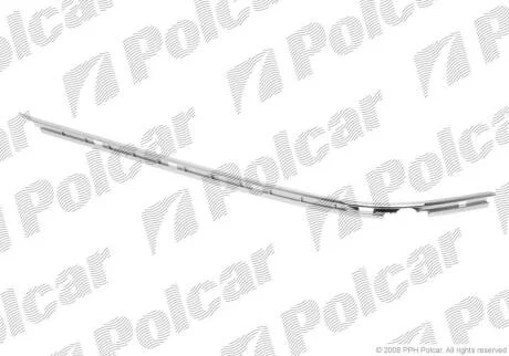 Накладка бампера правий Polcar 2016966