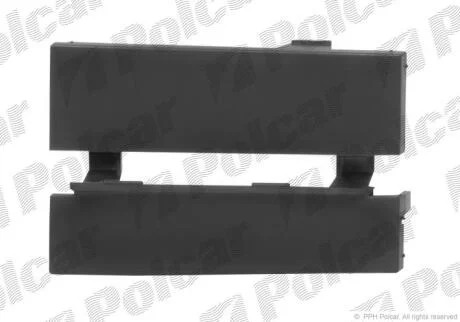 Решітка в бампері лівий Polcar 2017279