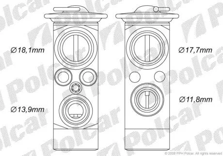 Стопорний клапан Polcar 2017KZ1