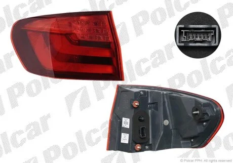 Ліхтар задній, 5 (F10/F11), 12.09- Polcar 2019872V