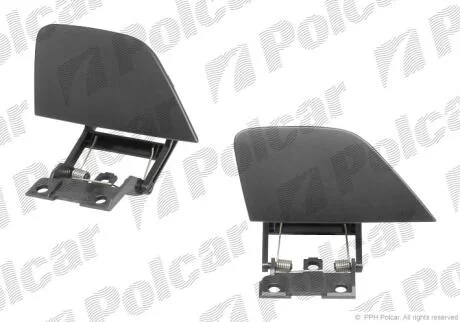 Заглушка отвору омивача фари лівий Polcar 20230717
