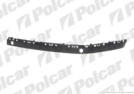 Накладка бампера 7 E65/E66, 09.01- Polcar 2023077