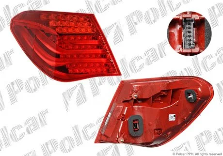 Ліхтар задній, 7 (F01), 10.08- Polcar 202587U
