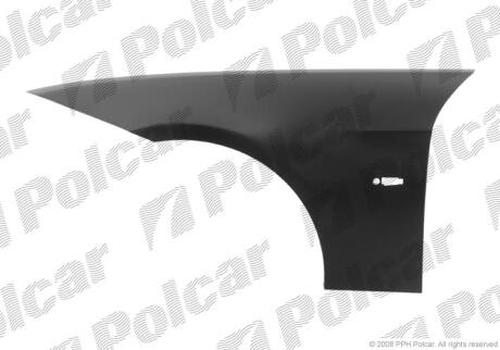Крило переднє ліве BMW 3 series (E90/E91), 2004-2008 Polcar 204001