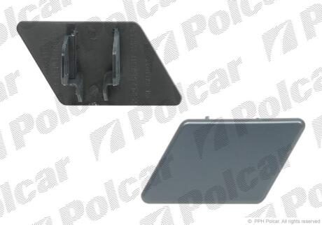 Заглушка отвору омивача фари правий Polcar 2042078