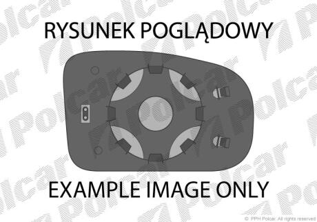 Вставка зовнішнього дзеркала правий Polcar 2042555E