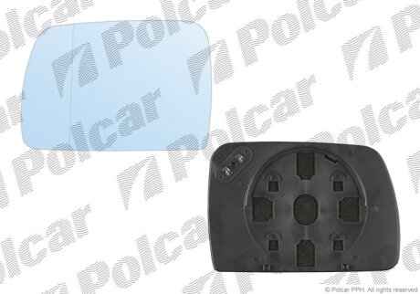 Вставка зовнішнього дзеркала правий, BMW X5, 99- Polcar 2050555M