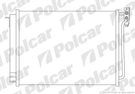 Радіатори кондиціонера Polcar 2050K8C1