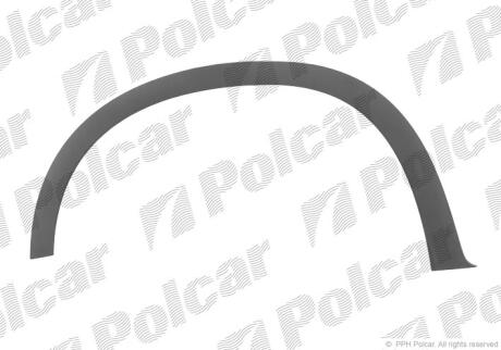 Накладка крила лівий Polcar 20510110