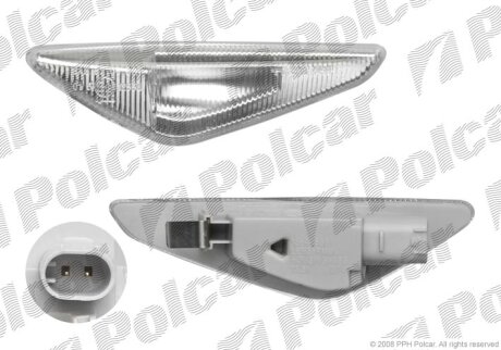 Вказівник повороту бічний, X5, 10.06- Polcar 2051197E