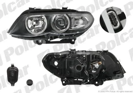 Фара основна, X5, 05.03-10.06 Polcar 2052091H