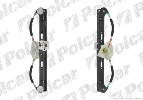 Склопідйомник електричний без електромотора X3, 06.03-11.10 Polcar 2055PSG3