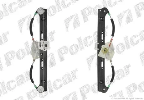 Склопідйомник електричний без електромотора X3, 06.03-11.10 Polcar 2055PSG3