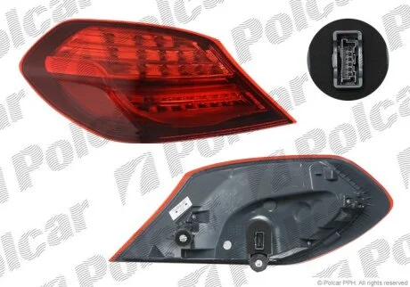 Ліхтар задній, 6 (F12/F13), 02.11- Polcar 20S188V