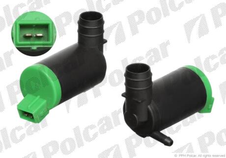 Насос бачка омывателя CITROEN BERLINGO 96-08, PEUGEOT PARTNER 96-08, FIAT SCUDO 95-07 Polcar 2304PS1