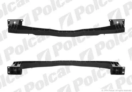 Підсилювач бампера CITRO?N C4, 05-08 Polcar 2329074J