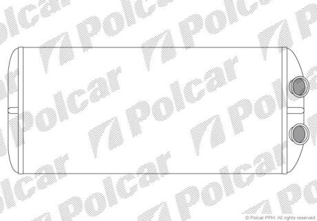 Радіатор опалення салону CITROEN BERLINGO 1.6-2.0D 12.99- Polcar 2329N83