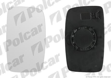 Вставка зовнішнього дзеркала правий Polcar 2396553E