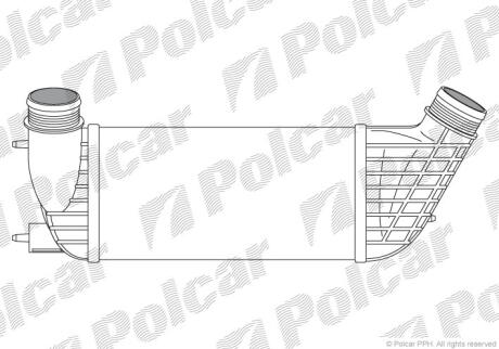 Інтеркулер PSA Expert/Jumpy/Scudo 2.0Hdi 07- Polcar 2397J82