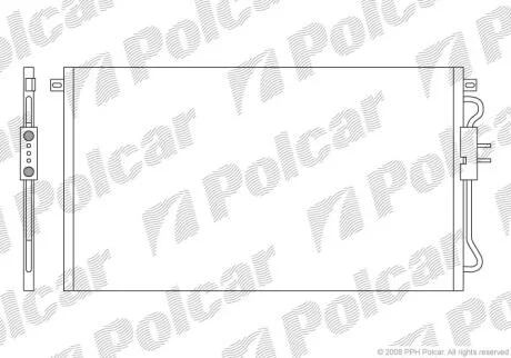 Радіатори кондиціонера Polcar 2401K8C4