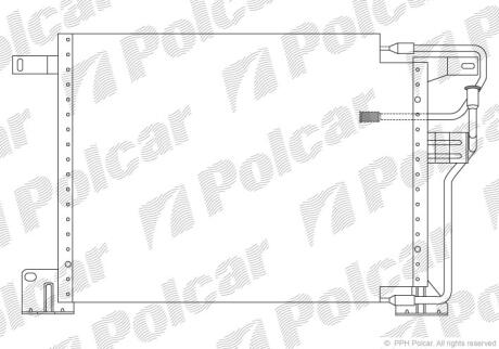Радіатори кондиціонера Polcar 2405K8B3
