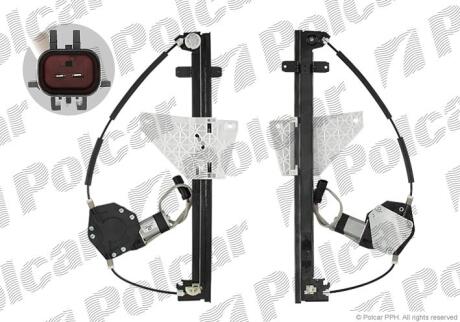 Склопідйомник електричний Polcar 2405PSE8
