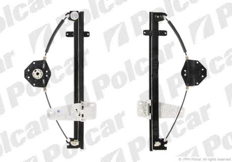 Склопідйомник електричний без електромотора Polcar 2405PSG2
