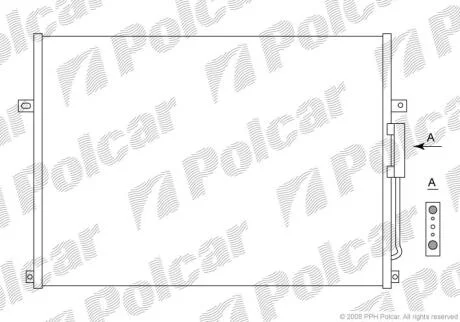 Радіатори кондиціонера Polcar 2406K8C1