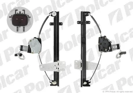 Склопідйомник електричний Polcar 2406PSE2