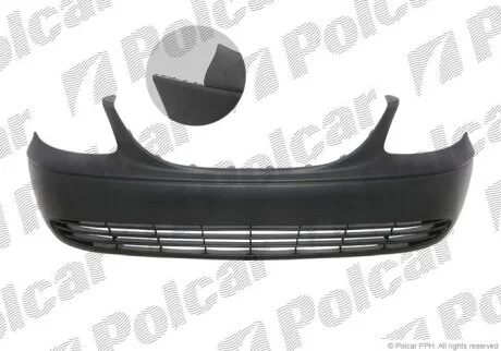 Бампер передній CHRYSL. VOYAGER, 01- Polcar 2420071