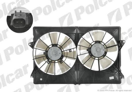 Вентилятори з корпусом / кронштейном Polcar 246023W1