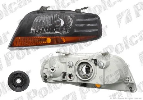 Фара основна, CHEVROLET AVEO 03- Polcar 2500104E