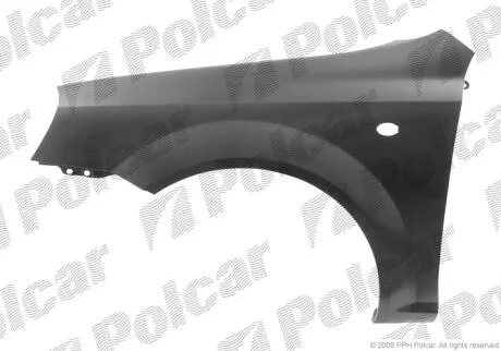 Крыло переднее правое седан универсал Chevrolet Lacetti 04-10 Polcar 250602