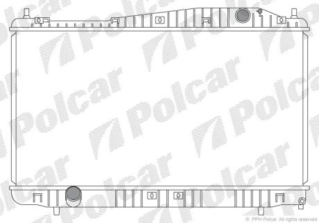 Радіатор охолодження, EPICA Polcar 2511081