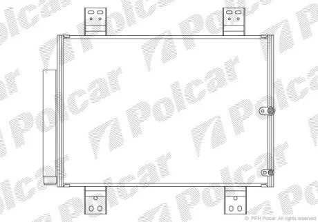 Радіатор кондиціонера, D.TERIOS/T.RUSH, 06- Polcar 2621K81K