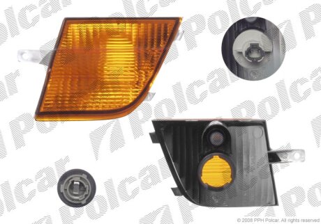 Вказівник повороту передній NISS. MICRA K12, 03- Polcar 270719E