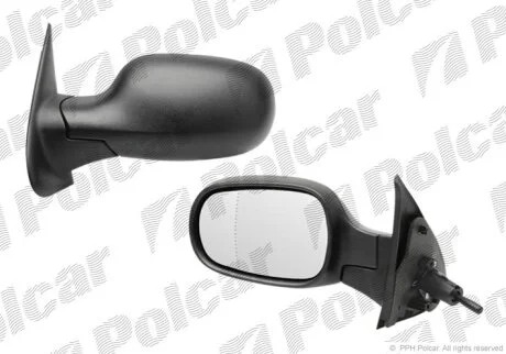 96302-1F500, 96302-AX928, KH16091043 ЗЕРКАЛО МЕХ L Polcar 2707512M