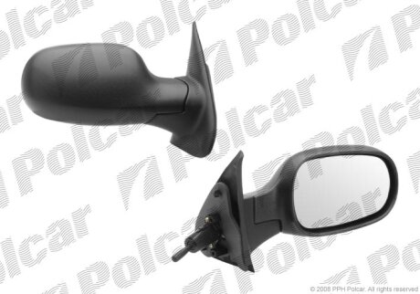 Дзеркало зовнішнє правий, NISSAN MICRA K12 03- Polcar 2707522M