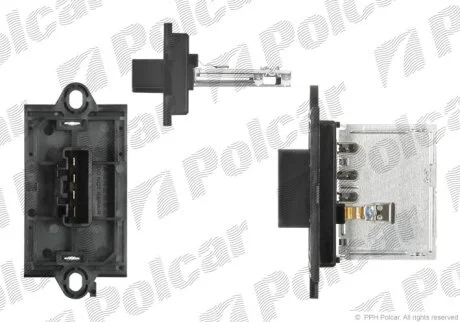 Регулятор вентилятора кабіни, NISSAN MICRA (K12) Polcar 2707KST2X