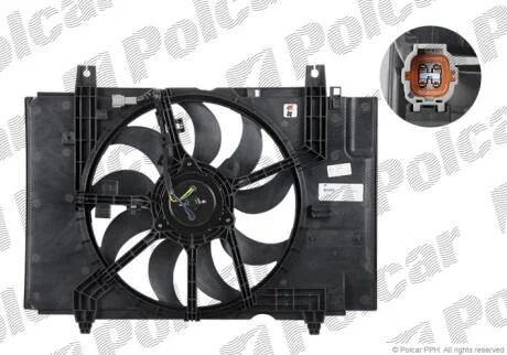 Вентилятори з корпусом / кронштейном Polcar 271323W1
