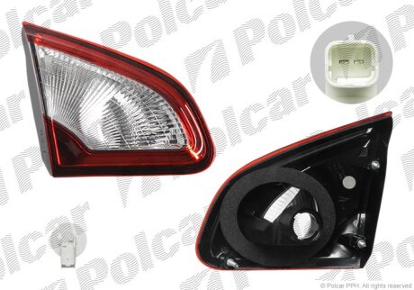 Ліхтар задній, QASHQAI, 04.10- Polcar 2714871V