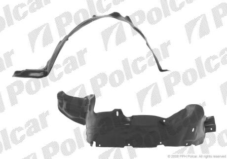 63842-90J00, 63842-96J00 ПОДКРЫЛОК R Polcar 2728FP2