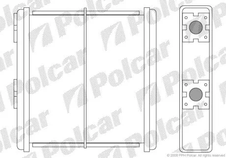 Радіатори обігріву Polcar 2728N8A1