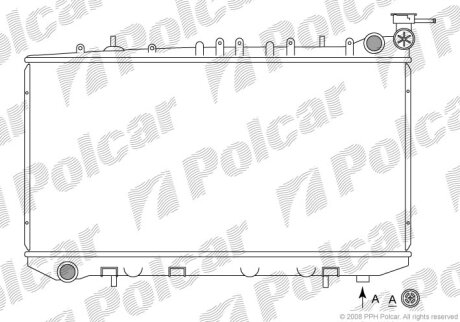 SUNNY 91--95 N-14, Y-10 1.4, 1.6 650мм Polcar 2729082