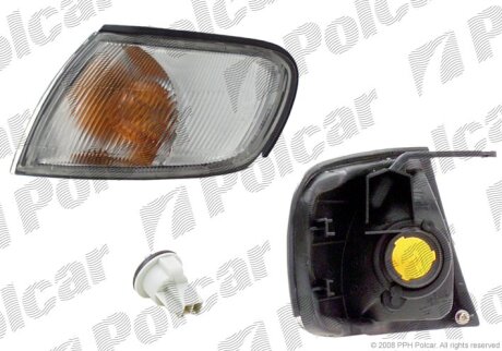 Вказівник повороту передній, NISSAN ALMERA, 96- Polcar 2731200E
