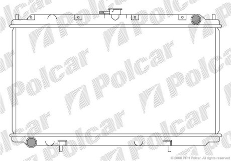 Радіатор охолодження, PRIMERA Traveller (W Polcar 2732082