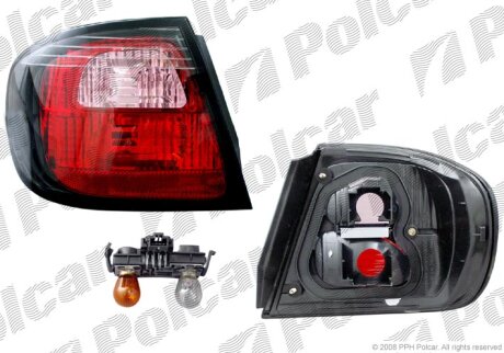 215-19F1L-AE, 26555-9F527 ФОНАРЬ ЗАДН. НАРУЖ. L Polcar 273387E