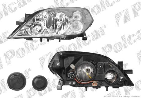 Фара основна, NISSAN PRIMERA, 01- Polcar 2734101E