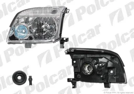 Фара основна, NISSAN X-TRAIL, 01- Polcar 2746090E